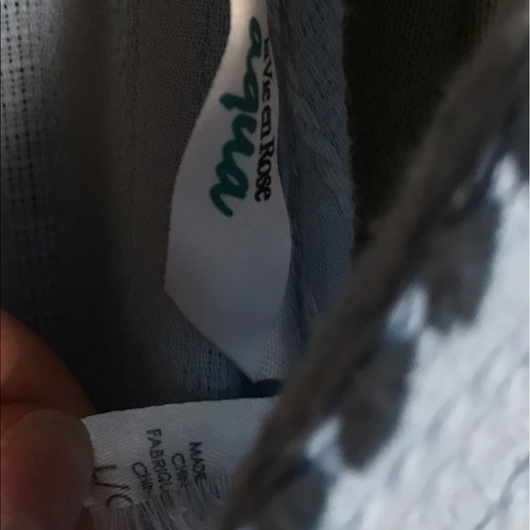 light blue beach romper/coverup - Picture 3 of 5